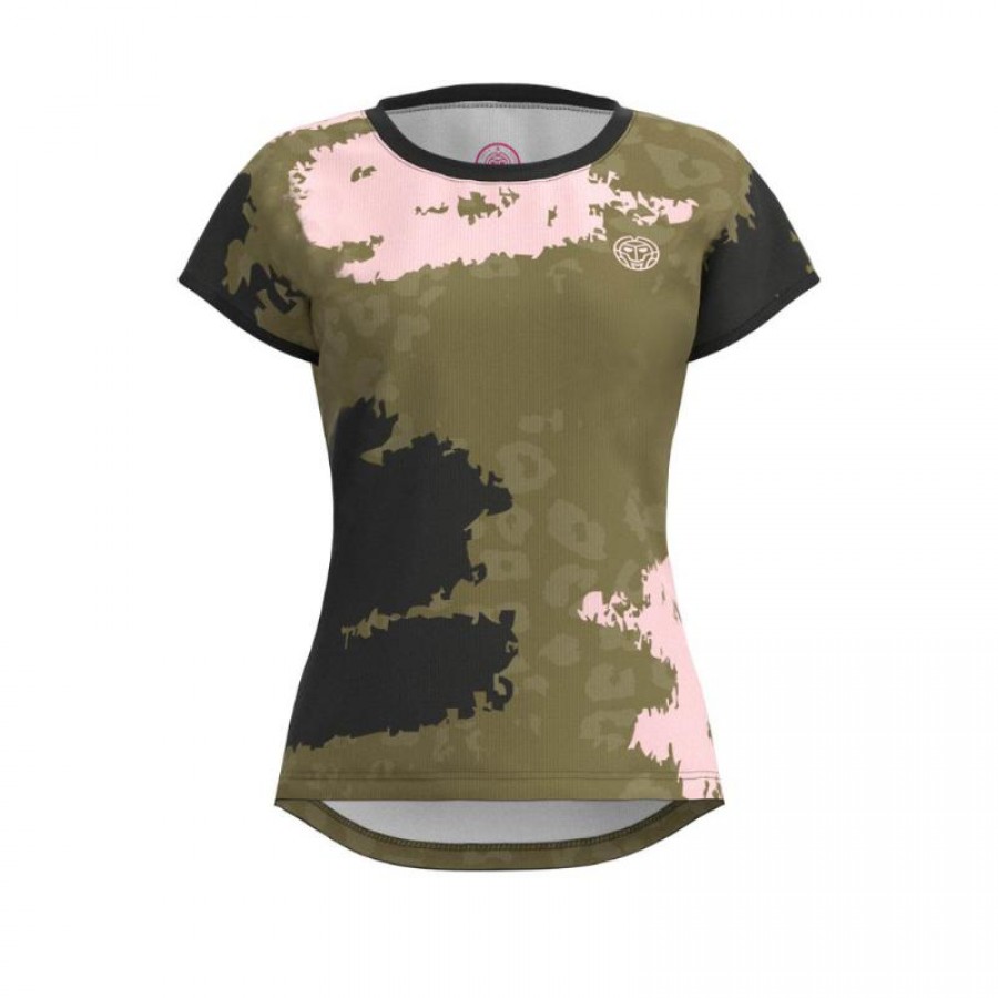 Bidi Badu Pure Wild Olive Dark Grey Women  s T-Shirt