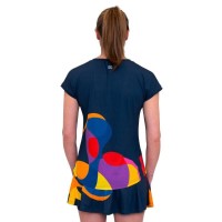 Bidi Badu Twiggy Capsleeve Dark Blue Mix T-Shirt Femme  Offre - Pas cher