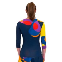 Bidi Badu T-Shirt Femme Twiggy V-Neck Dark Blue Mix  Offre - Pas cher