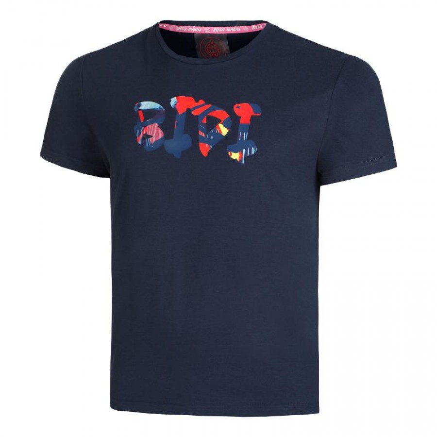 Camiseta Bidi Badu Artes Selvagens Chill Azul Oscuro Rojo Mix  Oferta + Barato