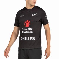 Camiseta Bullpadel Di Nenno Mofero Premier Padel Preta  Oferta + Barato