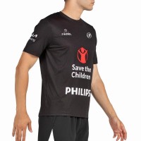 Camiseta Bullpadel Di Nenno Mofero Premier Padel Preta  Oferta + Barato