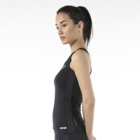 T-shirt noir Black Bullpadel Elgante - Barata Oferta Outlet
