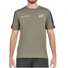 Camiseta cáqui Bullpadel Juan Tello 25V