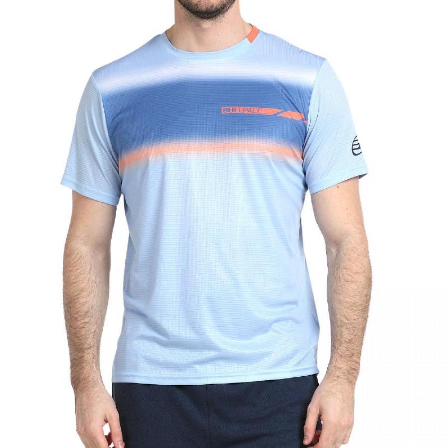 Bullpadel Lacquer Glacier Blue T-Shirt  Offer + Cheap
