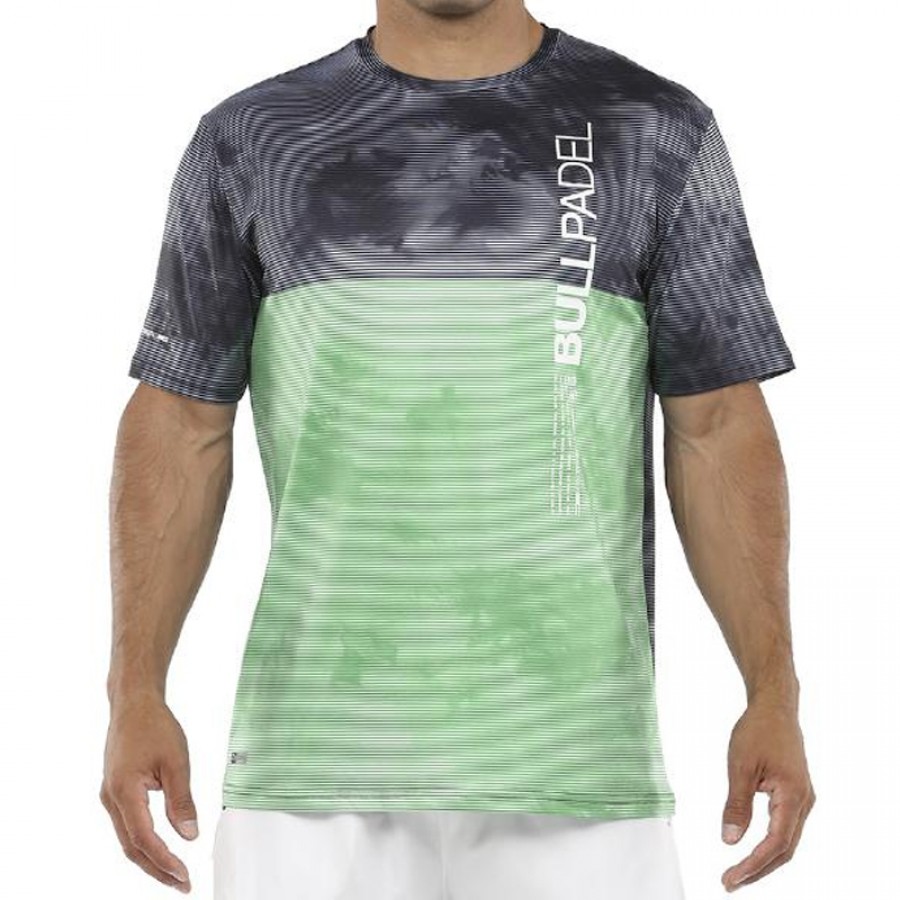 Camiseta Bullpadel Mitu Verde Acido