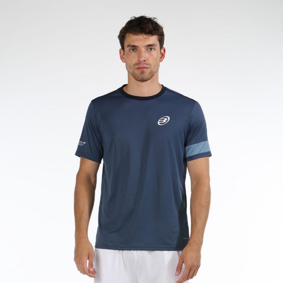 T-shirt Bullpadel Mutata Bleu Lave - Barata Oferta Outlet