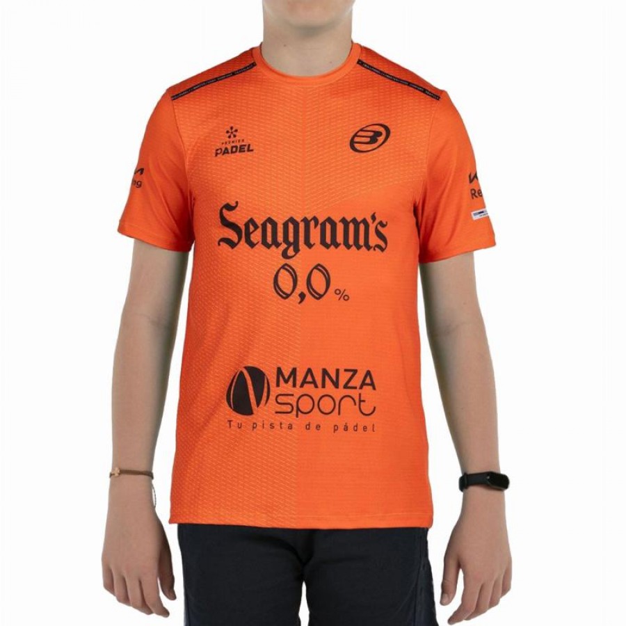 Camiseta Bullpadel Paquito Navarro Premier Padel Mesia Clay Junior
