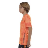 Camiseta Bullpadel Vaupes Naranja Fluor Junior