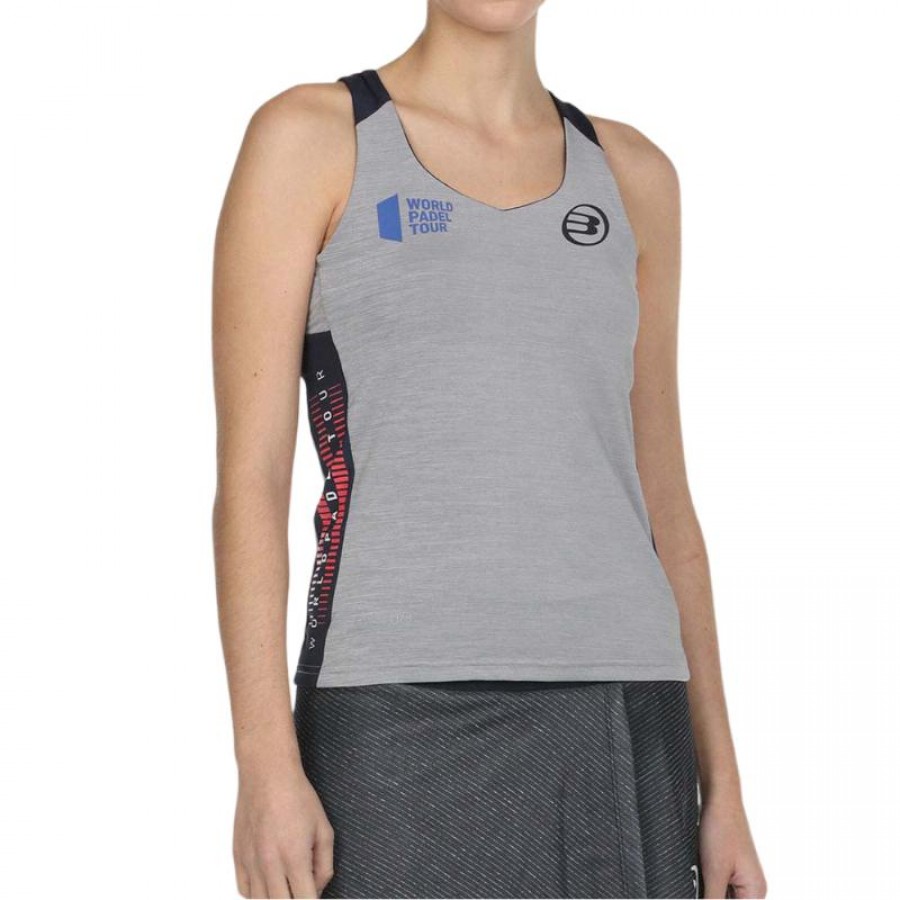 T-shirt Bullpadel WPT Ravolta Cinza Medio Vigore  Oferta + Barato