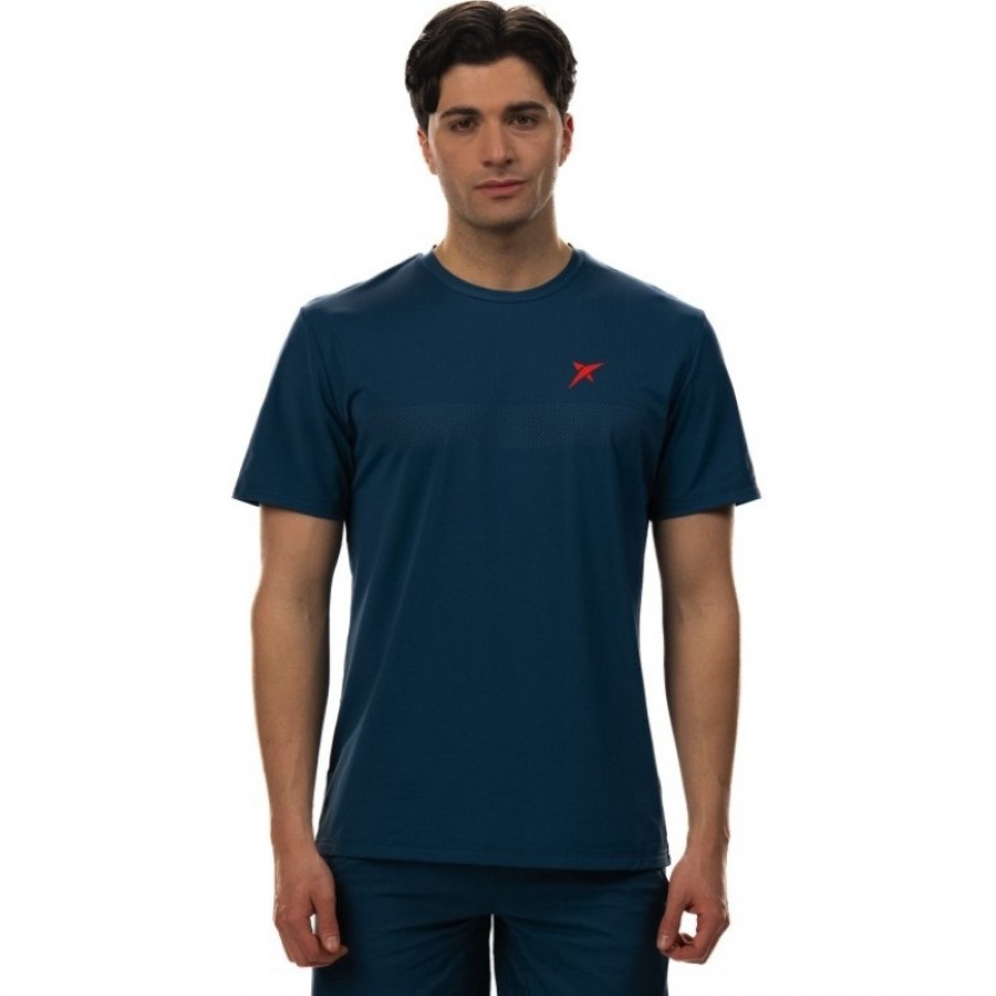 T-shirt Drop Shot Egan Bleu  Offre - Pas cher