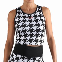 Endless Chill T-shirt pied-de-poule noir  Offre - Pas cher