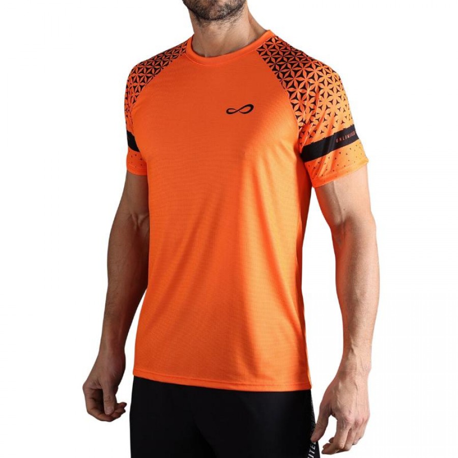 Camiseta Endless Feisty Geo Naranja  Oferta + Barato