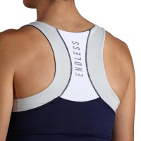 Camiseta Endless Race Azul Marinho Prateado  Oferta + Barato