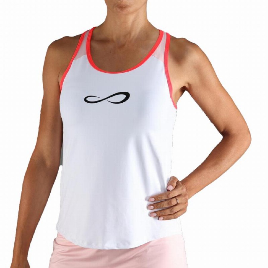 Camiseta Endless Speed II Blanco Rosa Cristal  Oferta + Barato