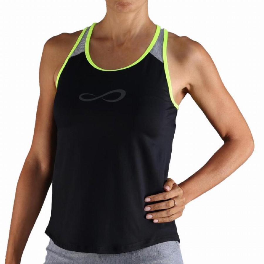 Camiseta Endless Speed II Negro Amarillo  Offre - Pas cher