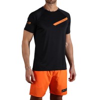 Camiseta Endless Tracer Negro Naranja  Oferta + Barato