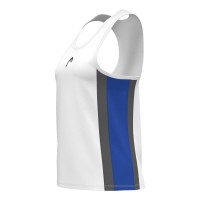 Camiseta Head Club 25 Tech Blanco Azul Royal Mujer  Oferta + Barato