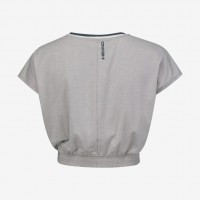 Head Crop Top T-shirt bleu marine femme  Offre - Pas cher