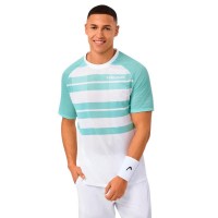 Camiseta Head Performance Imprimé Aqua  Offre - Pas cher