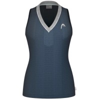Camiseta Feminina Head Performance Azul Marinho Prata  Oferta + Barato