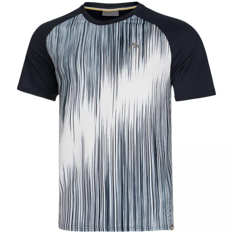 Camiseta Head Performance Azul Marino Imprimer  Offre - Pas cher