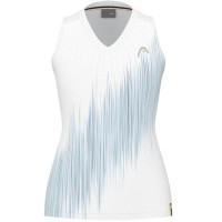 Camiseta Head Performance Azul Marino Print Mujer  Offre - Pas cher