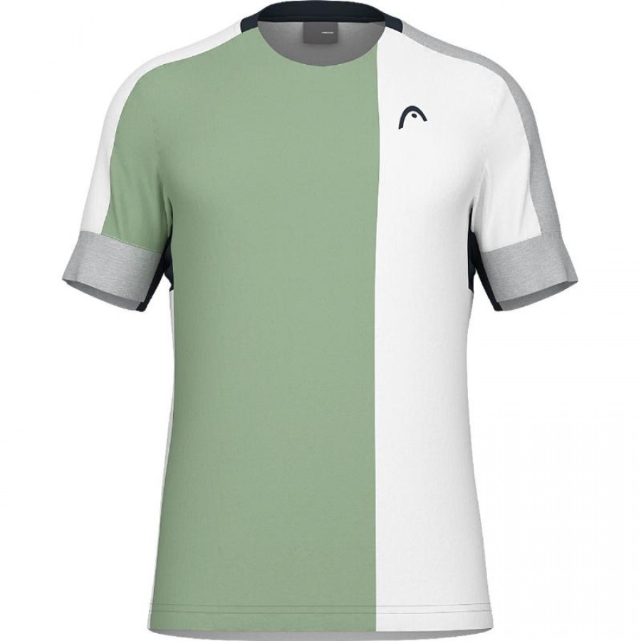 Head Play Tech T-Shirt Branco Verde  Oferta + Barato