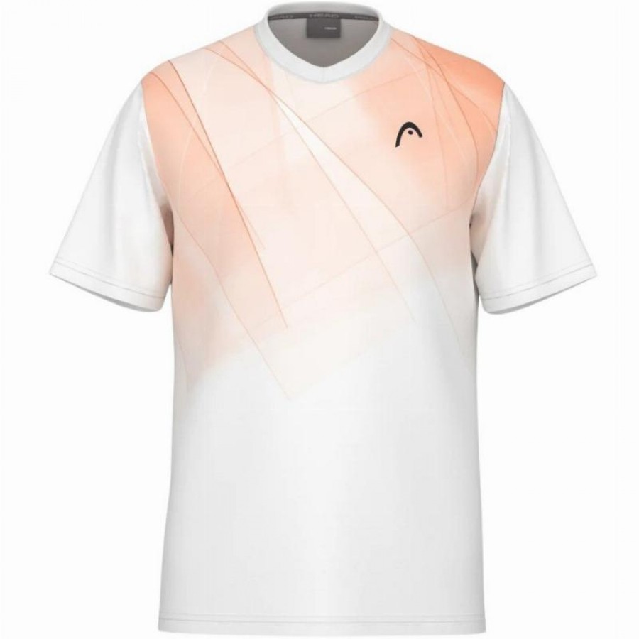 Camiseta Head Topspin Naranja Print  Offer + Cheap