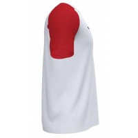 Camiseta Joma Academy IV Blanco Rojo  Oferta + Barato