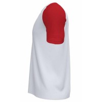Camiseta Joma Academy IV Blanco Rojo  Oferta + Barato