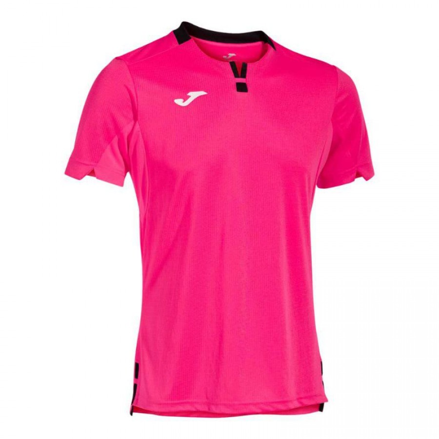 Joma Ranking T-Shirt Pink Fluor Black  Offer + Cheap