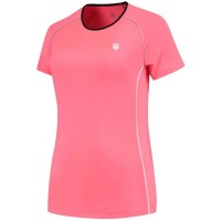 Camiseta Kswiss Hypercourt Crew 4 Rosa Mujer  Offre - Pas cher