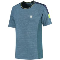 Camiseta Kswiss Hypercourt Melange Teal Indiano  Oferta + Barato