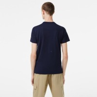 Lacoste Novak Djokovic Marino Blue T-shirt  Offre - Pas cher