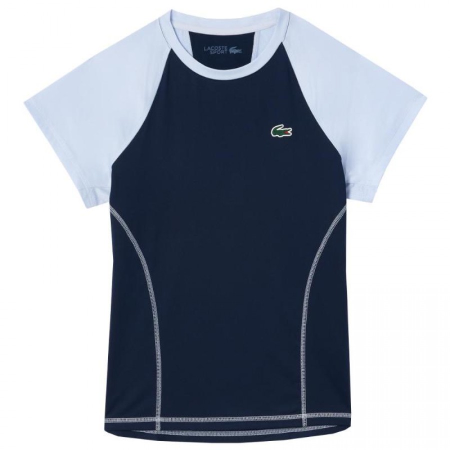 T-shirt Lacoste Slim Fit Bleu  Offre - Pas cher