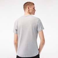 Camiseta Lacoste Sport Algodon Ecologico Gris  Oferta + Barato