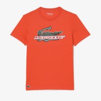 Camiseta Lacoste Sport Algodon Ecologico Orange   Oferta + Barato