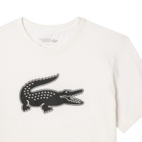 Lacoste Sport T-Shirt White Black  Offer + Cheap