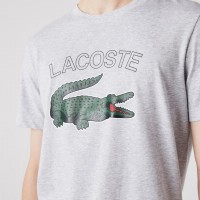 Camiseta Lacoste Sport Gris Vigor  Oferta + Barato