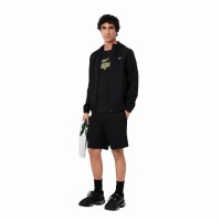 Camiseta Lacoste Sport Negro Kaki  Oferta + Barato