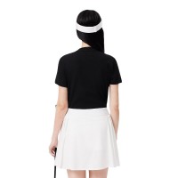 T-Shirt Femme Lacoste Sport Noir  Offre - Pas cher