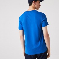 Camiseta Lacoste Sport Transpirable Azul  Oferta + Barato