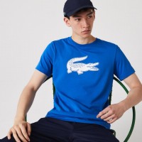 Camiseta Lacoste Sport Transpirable Azul  Oferta + Barato