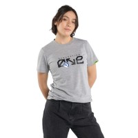 T-shirt femme Lok Gen One gris  Offre - Pas cher