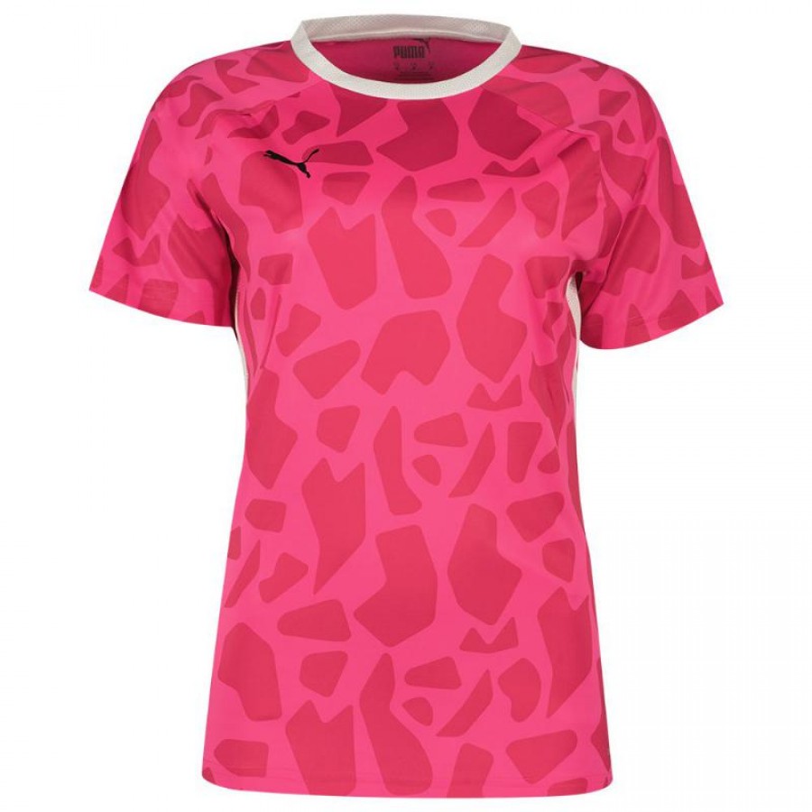 Puma TeamLiga Graphic Camiseta Feminina de Manga Curta  Oferta + Barato