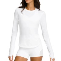 Wilson All Day T-shirt bianca a maniche lunghe da donna  Offerta + Economico