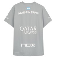 Camiseta Nox Agustín Tapia Patrocinadores AT10 Cinza 2024  Oferta + Barato