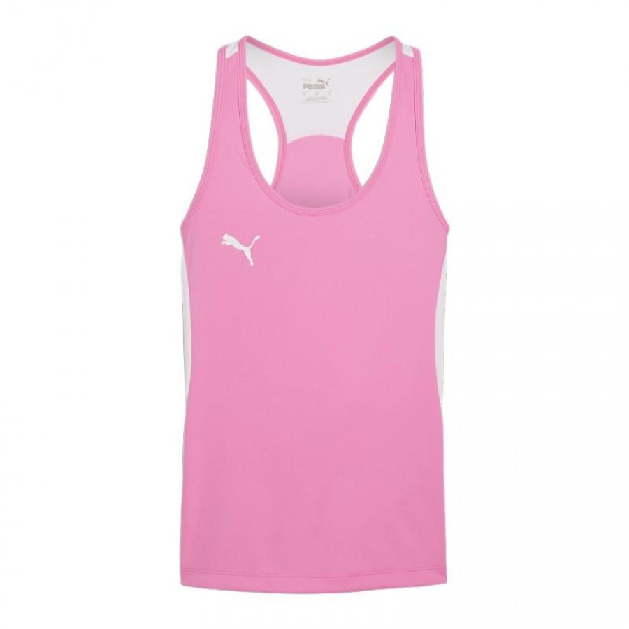 Puma Rosa Branco T-Shirt Feminina  Oferta + Barato