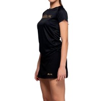Siux Club Noir T-Shirt Femme  Offre - Pas cher